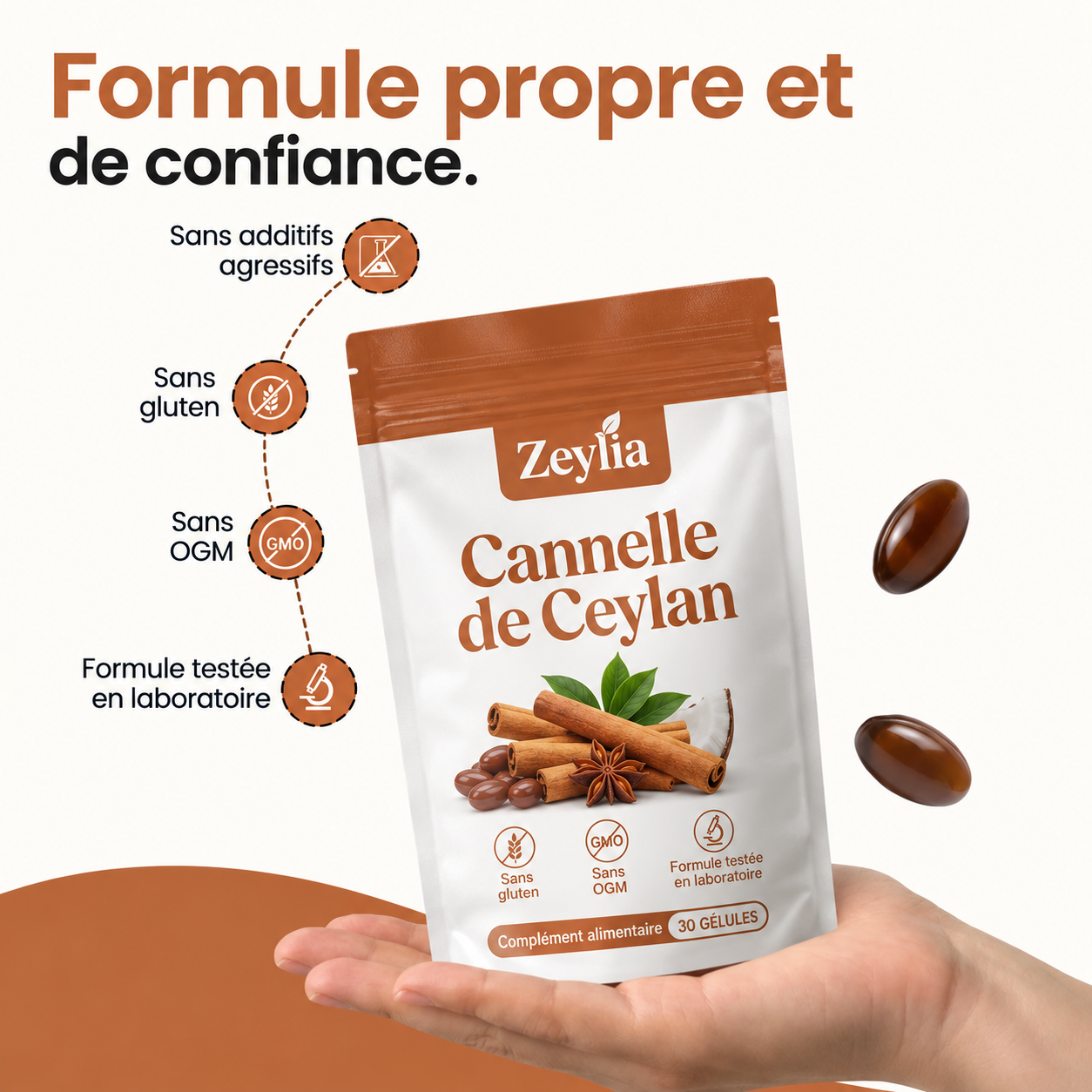 Formule Zeylia et contrôle qualité